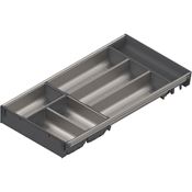Immagine di ZSI.550BI3 ORGA-BE V1IG/G - ORGA-LINE set di vaschette (per un allestimento parziale) per TANDEMBOX cassetto lunghezza nominale 550 mm larghezza=280 mm inox satinato 