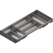 Immagine di ZSI.650BI3 ORGA-BE V1IG/G - ORGA-LINE set di vaschette (per un allestimento parziale) per TANDEMBOX cassetto lunghezza nominale 650 mm larghezza=280 mm inox satinato 