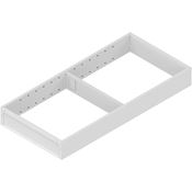 Immagine di ZC7S450RS2 AMB-RA V1 SW-M - AMBIA-LINE telaio per LEGRABOX cassetto acciaio lunghezza nominale 450 mm larghezza=200 mm bianco seta 