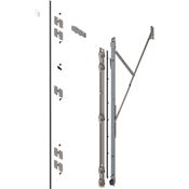 Immagine di 802T1800.R3ST R ZN REVEGO duo, set supporto cerniera con TIP-ON per altezza pocket 1807-1956 mm, destra Zincate 