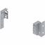 Immagine di Z30M000S.04HO-RW MP R906 - TANDEMBOX supporti per schienale in legno altezza M (965 mm) destro+sinistro grigio ral 9006 