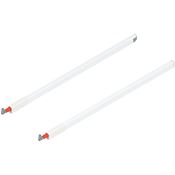 Immagine di ZRG.587RSICRE*R+L MP SEIW - TANDEMBOX ringhierina longitudinale (sopra) per cassettone lunghezza nominale 650 mm destro+sinistro per TANDEMBOX antaro bianco seta 
