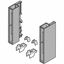 Immagine di Z36D0080 A-VHR+L V1R737 - TANDEMBOX Antaro supporto elemento inseribile lunghezza=285.5 mm plastica destro+sinistro grigio ral 737 