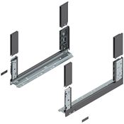 Immagine di 780C4502S Z R+L V1*OG-M - spondina LEGRABOX Free altezza C (177 mm) lunghezza nominale 450 mm destro+sinistro grigio orione 