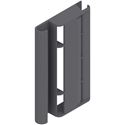 Immagine di ZIF.7008 GRIFF V100R737 - maniglia per TANDEMBOX grigio ral 737 