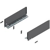 Immagine di 770K4002S Z R+L V1*OG-M - spondina LEGRABOX Pure altezza K (128.5 mm) lunghezza nominale 400 mm destro+sinistro grigio orione 