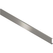 Immagine di Z31L1036A VORD-ST 12ELN2 - TANDEMBOX frontale senza scanalatura per cassetto interno e cassettone interno con ringhierina trasversale larghezza corpo mobile 1200 mm da tagliare su misura per TANDEMBOX intivo/antaro nichel 