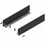 Immagine di 770K6002S Z R+L V1*CS-M - spondina LEGRABOX Pure altezza K (128.5 mm) lunghezza nominale 600 mm destro+sinistro nero carbonio 