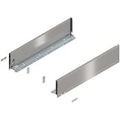 Immagine di 770K5502I Z R+L V1*INGL - spondina LEGRABOX Pure altezza K (128.5 mm) lunghezza nominale 550 mm destro+sinistro inox satinato antimpronta 