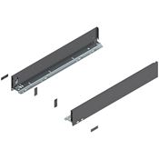 Immagine di 770M6002S Z R+L V1*OG-M - spondina LEGRABOX Pure altezza M (90.5 mm) lunghezza nominale 600 mm destro+sinistro grigio orione 