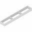 Immagine di ZC7S650RS1 AMB-RA V1 SW-M - AMBIA-LINE telaio per LEGRABOX cassetto acciaio lunghezza nominale 650 mm larghezza=100 mm bianco seta 