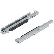 Immagine di 753.5001T K R+L MP ZN - guida fianco LEGRABOX con TIP-ON estrazione totale 70 kg lunghezza nominale 500 mm destro+sinistro zincate 