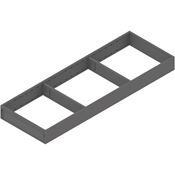 Immagine di ZC7S600RS2 AMB-RA V1 OG-M - AMBIA-LINE telaio per LEGRABOX cassetto acciaio lunghezza nominale 600 mm larghezza=200 mm grigio orione 