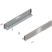 Immagine di 770M5502I Z R+L V1*INGL - spondina LEGRABOX Pure altezza M (90.5 mm) lunghezza nominale 550 mm destro+sinistro inox satinato antimpronta 