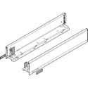 Immagine di 770M5502I Z R+L V1*INGL - spondina LEGRABOX Pure altezza M (90.5 mm) lunghezza nominale 550 mm destro+sinistro inox satinato antimpronta 
