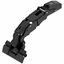 Immagine di 70T7590.TLMB V25 ONS - CLIP top cerniera ad angolo ampio a protrusione 0 apertura 155° battuta con sormonto senza molla fondello INSERTA onix 