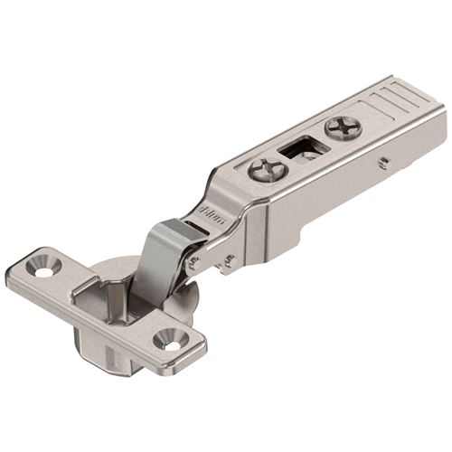 Immagine di 71T0550 MB V50 NI - CLIP top minicerniera 94° battuta con sormonto con molla fondello da avvitare nichel 
