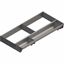 Immagine di ZSI.600KI3NORGA-BF V1IG/G - ORGA-LINE set combinato (per un allestimento parziale) per TANDEMBOX cassetto lunghezza nominale 600 mm larghezza=289 mm inox satinato 
