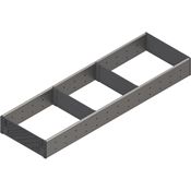 Immagine di ZSI.650FI2NORGA-FE V1IG/G - ORGA-LINE set suddivisione scomparti (per un allestimento parziale) per TANDEMBOX cassetto lunghezza nominale 650 mm larghezza=194 mm inox satinato 