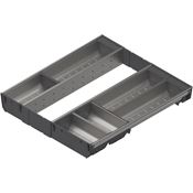 Immagine di ZSI.50VEI6 ORGA-BE V1IG/G - ORGA-LINE set di vaschette (per un allestimento completo corpo mobile larghezza 500 mm) per TANDEMBOX cassetto lunghezza nominale 500 mm inox satinato 