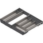 Immagine di ZSI.60VEI4 ORGA-BE V1IG/G - ORGA-LINE set di vaschette (per un allestimento completo corpo mobile larghezza 600 mm) per TANDEMBOX cassetto lunghezza nominale 450 mm inox satinato 