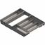 Immagine di ZSI.60VEI4 ORGA-BE V1IG/G - ORGA-LINE set di vaschette (per un allestimento completo corpo mobile larghezza 600 mm) per TANDEMBOX cassetto lunghezza nominale 450 mm inox satinato 