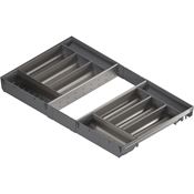 Immagine di ZSI.80VEI4 ORGA-BE V1IG/G - ORGA-LINE set di vaschette (per un allestimento completo corpo mobile larghezza 800 mm) per TANDEMBOX cassetto lunghezza nominale 450 mm inox satinato 