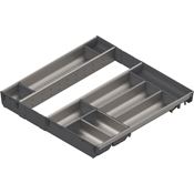 Immagine di ZSI.60VEI7 ORGA-BE V1IG/G - ORGA-LINE set di vaschette (per un allestimento completo corpo mobile larghezza 600 mm) per TANDEMBOX cassetto lunghezza nominale 550 mm inox satinato 