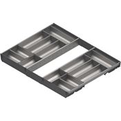 Immagine di ZSI.80VEI8 ORGA-BE V1IG/G - ORGA-LINE set di vaschette (per un allestimento completo corpo mobile larghezza 800 mm) per TANDEMBOX cassetto lunghezza nominale 600 mm inox satinato 
