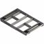 Immagine di ZSI.80VUI6 ORGA-UN V1IG/G - ORGA-LINE set combinato (per un allestimento completo corpo mobile larghezza 800 mm) per TANDEMBOX cassetto lunghezza nominale 500 mm inox satinato 
