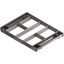 Immagine di ZSI.80VUI7 ORGA-UN V1IG/G - ORGA-LINE set combinato (per un allestimento completo corpo mobile larghezza 800 mm) per TANDEMBOX cassetto lunghezza nominale 550 mm inox satinato 