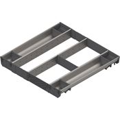 Immagine di ZSI.60VUI7 ORGA-UN V1IG/G - ORGA-LINE set combinato (per un allestimento completo corpo mobile larghezza 600 mm) per TANDEMBOX cassetto lunghezza nominale 550 mm inox satinato 