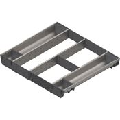 Immagine di ZSI.60VUI6 ORGA-UN V1IG/G - ORGA-LINE set combinato (per un allestimento completo corpo mobile larghezza 600 mm) per TANDEMBOX cassetto lunghezza nominale 500 mm inox satinato 