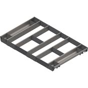 Immagine di ZSI.90VUI7 ORGA-UN V1IG/G - ORGA-LINE set combinato (per un allestimento completo corpo mobile larghezza 900 mm) per TANDEMBOX cassetto lunghezza nominale 550 mm inox satinato 