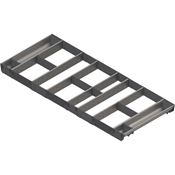 Immagine di ZSI.12VUI6 ORGA-UN V1IG/G - ORGA-LINE set combinato (per un allestimento completo corpo mobile larghezza 1200 mm) per TANDEMBOX cassetto lunghezza nominale 500 mm inox satinato 