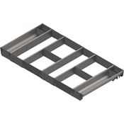Immagine di ZSI.90VUI4 ORGA-UN V1IG/G - ORGA-LINE set combinato (per un allestimento completo corpo mobile larghezza 900 mm) per TANDEMBOX cassetto lunghezza nominale 450 mm inox satinato 