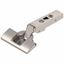 Immagine di 75T1590B MB V250 NI - CLIP top cerniera standard apertura 107° battuta con sormonto con molla fondello INSERTA nichel 