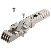 Immagine di 71T950AB MB V50 NI - CLIP top cerniera per ante con telai in alluminio 95° battuta con sormonto con molla fondello da avvitare nichel 