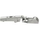 Immagine di 71T950AB MB V50 NI - CLIP top cerniera per ante con telai in alluminio 95° battuta con sormonto con molla fondello da avvitare nichel 