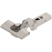 Immagine di 71T9690B MB V50 NI - CLIP top cerniera per ante con sagome profilate apertura 95° battuta mediana con molla fondello INSERTA nichel 