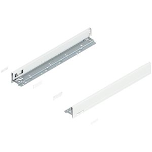 Immagine di 770N5502S Z R+L V1*SW-M - spondina LEGRABOX Pure altezza N (66.5 mm) lunghezza nominale 550 mm destro+sinistro bianco seta 