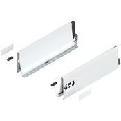 Immagine di 378K3502SA Z R+L V1 SEIW - spondina TANDEMBOX Antaro altezza K (115 mm) lunghezza nominale 350 mm destro+sinistro bianco seta 
