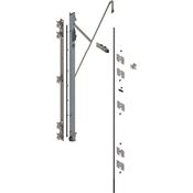Immagine di 802T1800.L3ST L ZN REVEGO duo, set supporto cerniera con TIP-ON per altezza pocket 1807-1956 mm, sinistra Zincate 