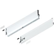 Immagine di 378K6002SA Z R+L V1 SEIW - spondina TANDEMBOX Antaro altezza K (115 mm) lunghezza nominale 600 mm destro+sinistro bianco seta 