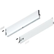 Immagine di 378K6502SA Z R+L V1 SEIW - spondina TANDEMBOX Antaro altezza K (115 mm) lunghezza nominale 650 mm destro+sinistro bianco seta 