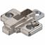 Immagine di 175H7130 MPL V50 NI - CLIP piastrina di premontaggio a croce 3 mm zinco da avvitare regolazione in altezza in due pezzi nichel 