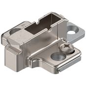Immagine di 175H9190 MPL V50 NI - CLIP piastrina di premontaggio a croce 9 mm zinco viti EURO regolazione in altezza in due pezzi nichel 