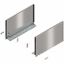 Immagine di 770F4002I Z R+L V1*INGL - spondina LEGRABOX Pure altezza F (241 mm) lunghezza nominale 400 mm destro+sinistro inox satinato antimpronta 