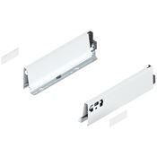 Immagine di 378M3002SA Z R+L V1 SEIW - spondina TANDEMBOX Antaro altezza M (83 mm) lunghezza nominale 300 mm destro+sinistro bianco seta 