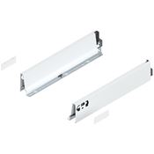 Immagine di 378M4002SA Z R+L V1 SEIW - spondina TANDEMBOX Antaro altezza M (83 mm) lunghezza nominale 400 mm destro+sinistro bianco seta 